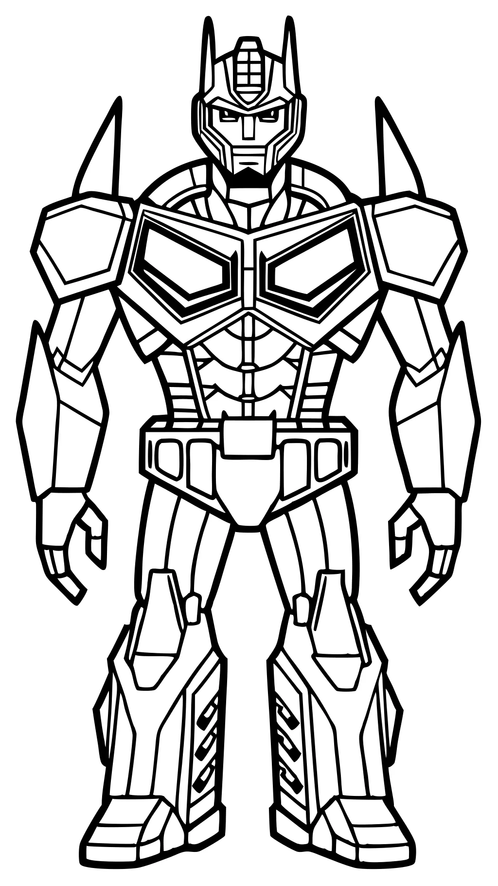 coloring pages transformers optimus prime